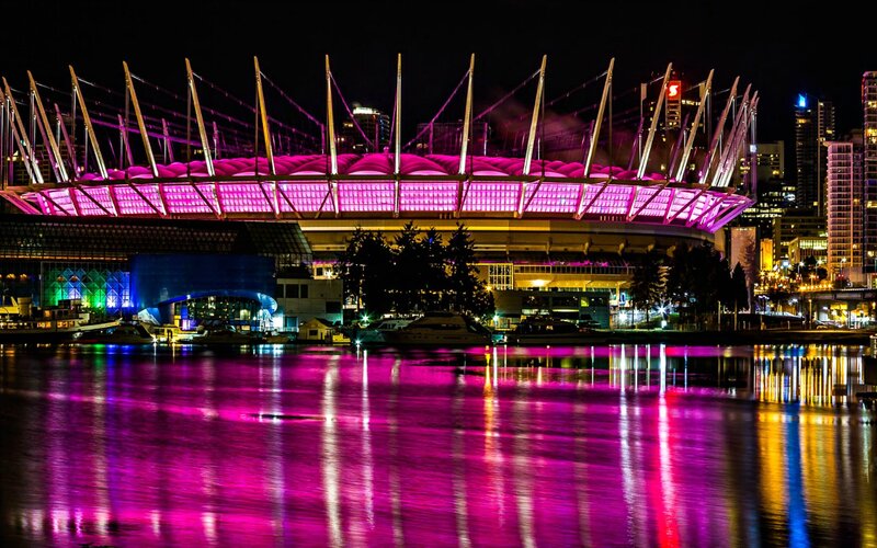 BC Place Stadium — Pink