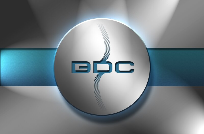 BDC Logo on Metal Circle