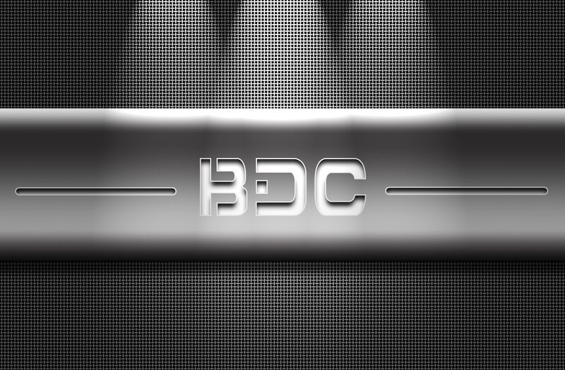 BDC Logo on Metal