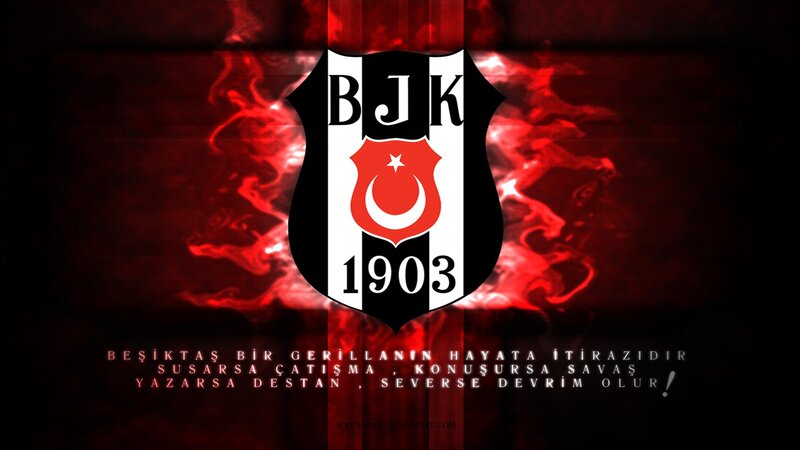 Beşiktaş FC logo wallpaper