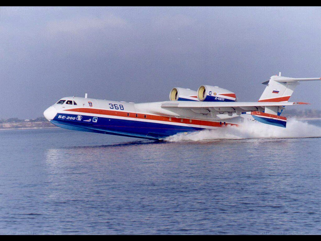 BE-200 amphibious aircraft