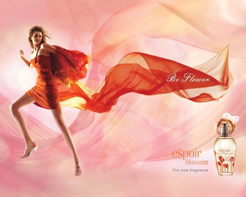 Be Flower perfume ad