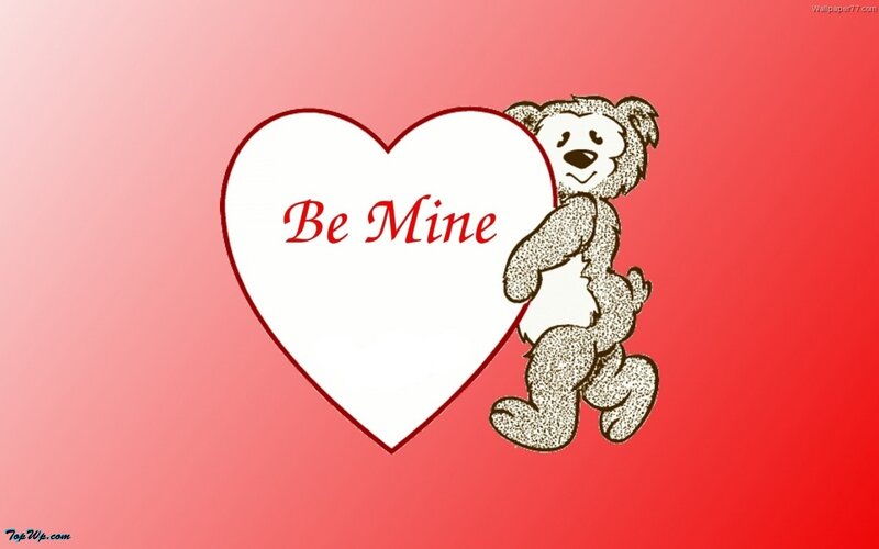 Be Mine Valentine bear