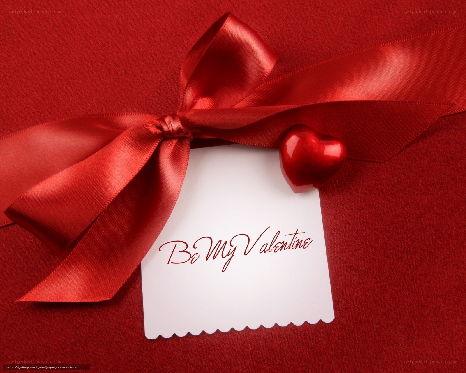 Be My Valentine card