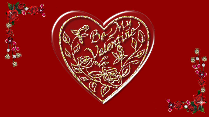 Be My Valentine heart design