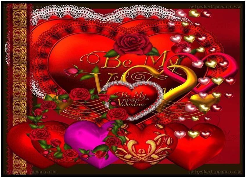 Be My Valentine hearts
