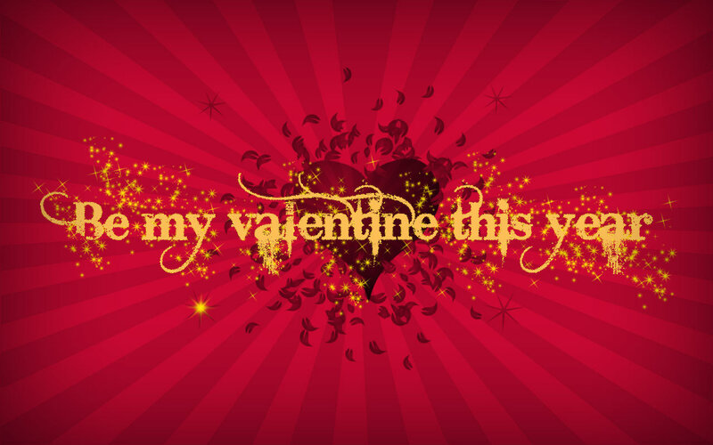 be my valentine this year