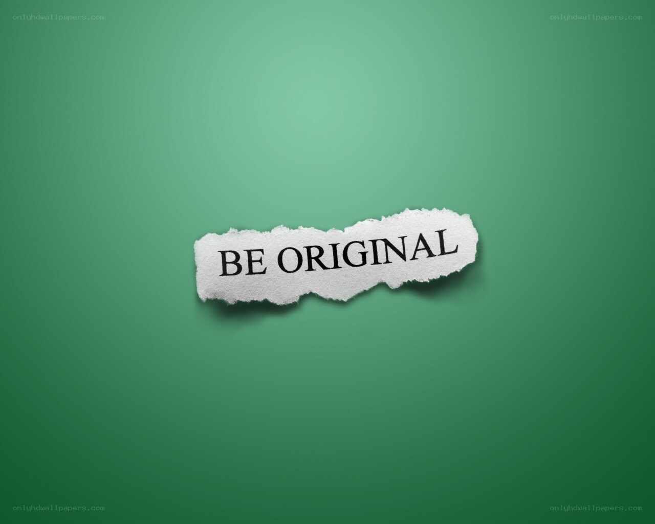 Be Original message