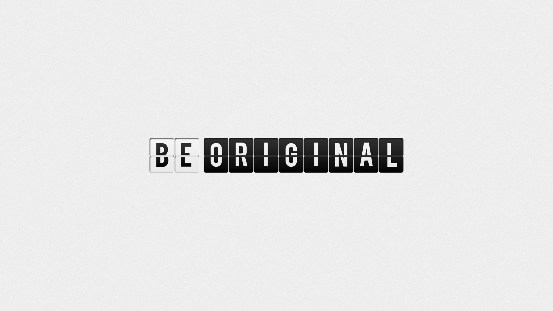 Be Original text display