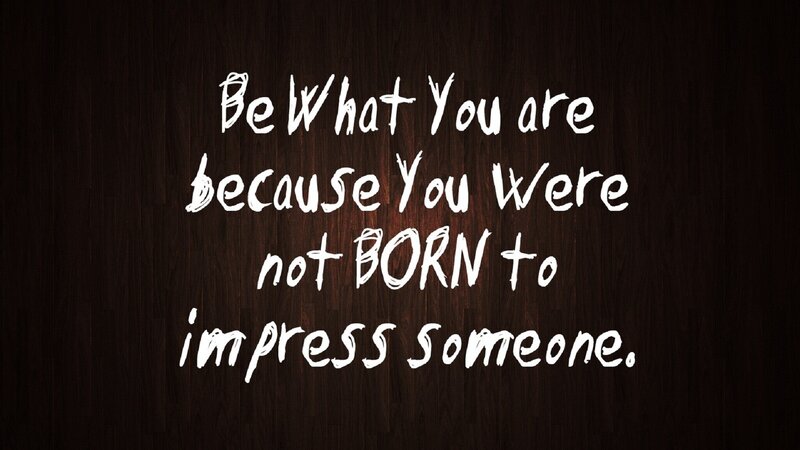 be yourself quote