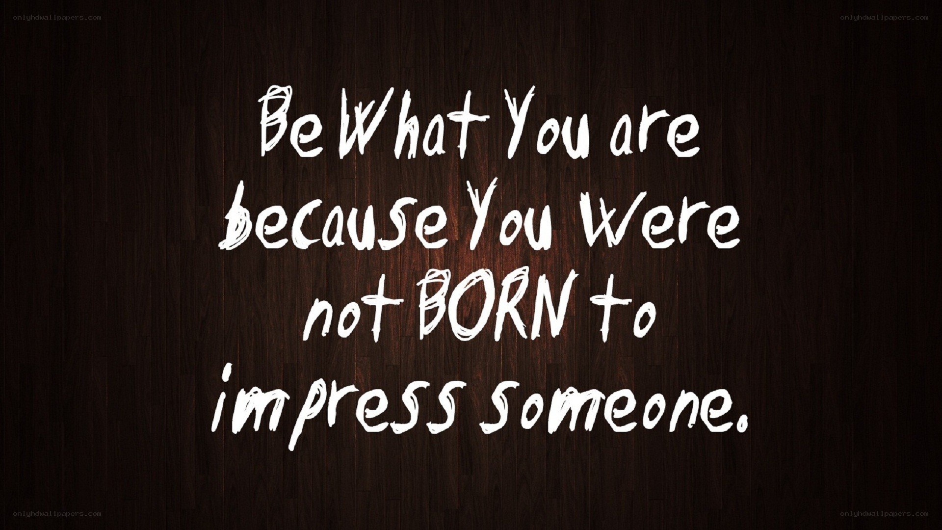 be yourself quote