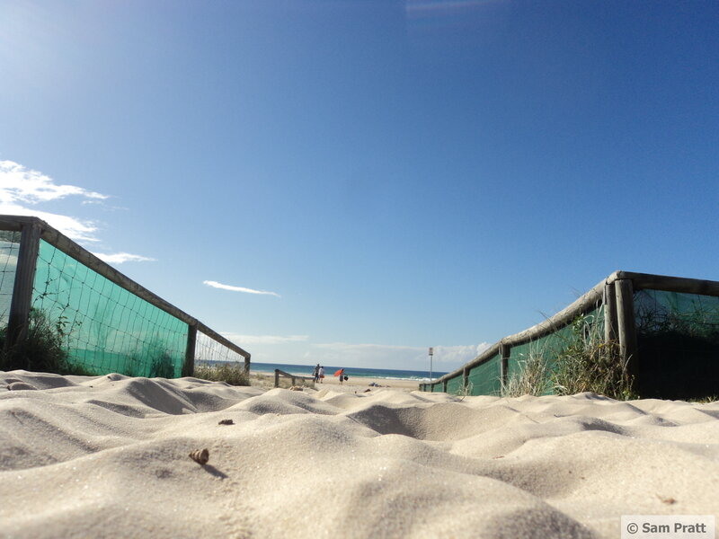 Beach Access Path — Blue
