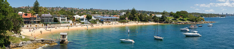 beach and bay in sydney