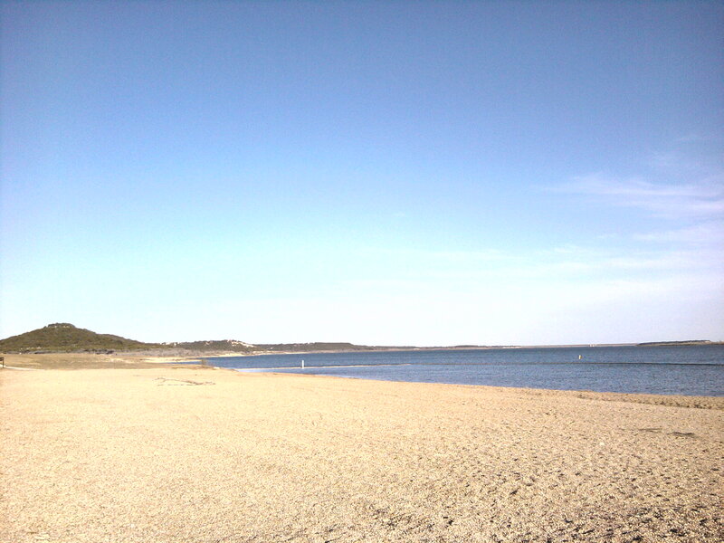 Beach and Lake Landscape