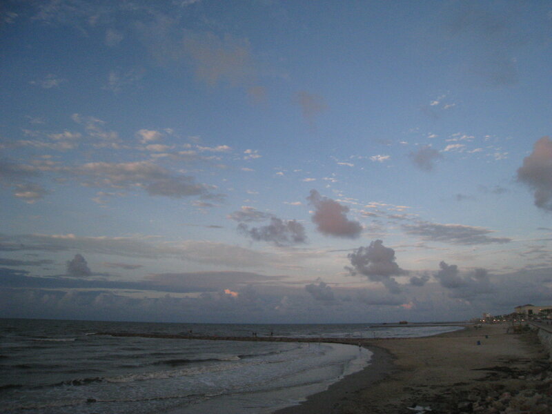 Beach at Dusk — Blue, Calm