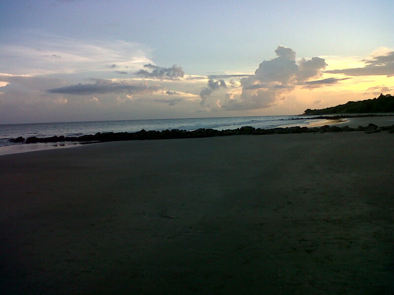 Beach at Dusk — Gray, Calm