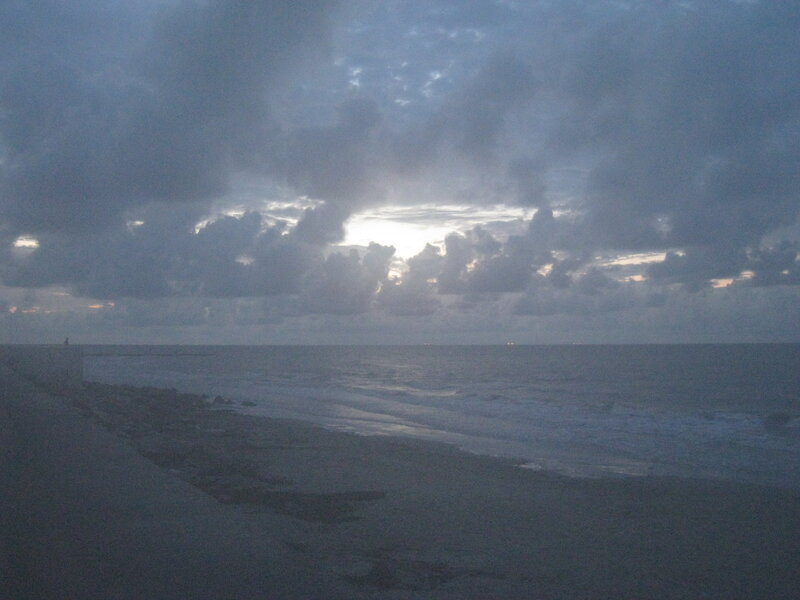 Beach at Dusk — Gray