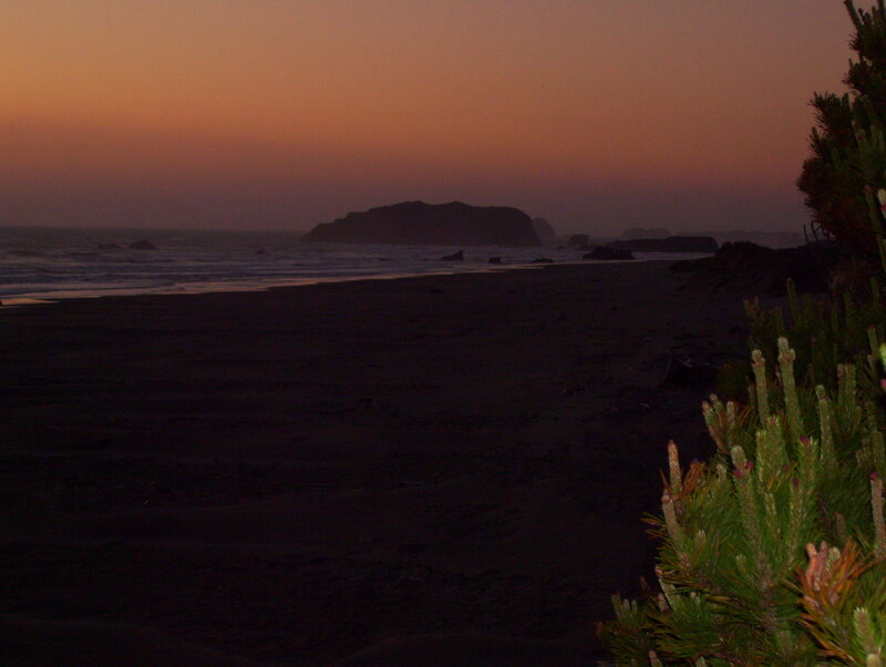 Beach at Dusk — Orange