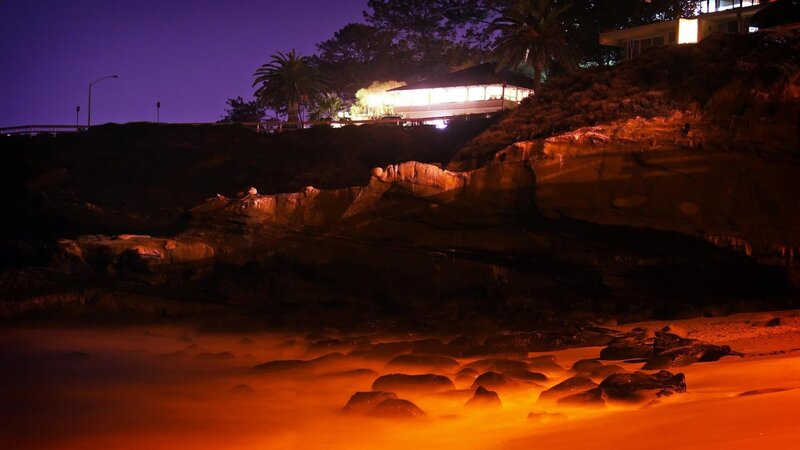 Beach at Night — Orange