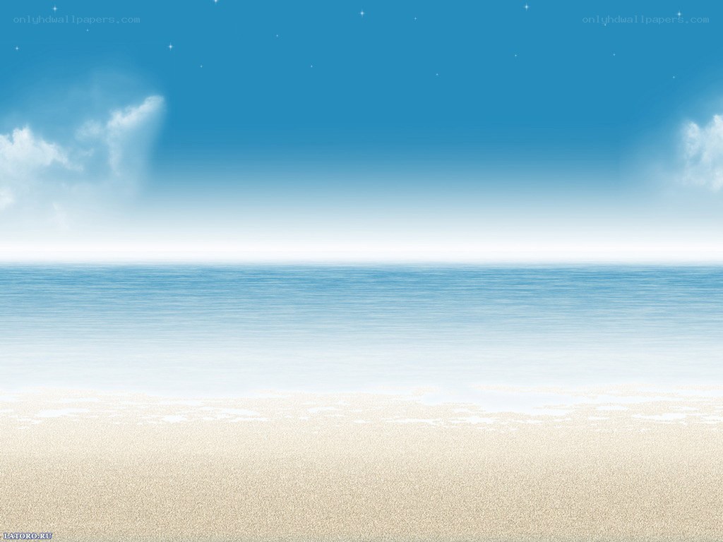 Beach at night with stars