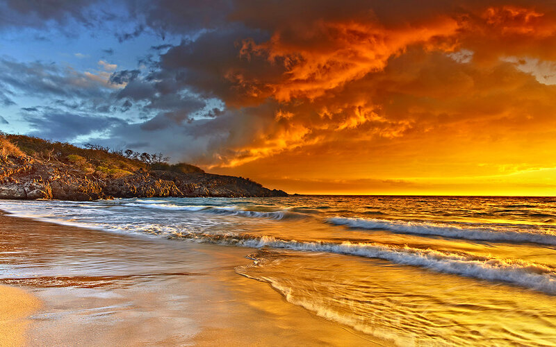 Beach at Sunset