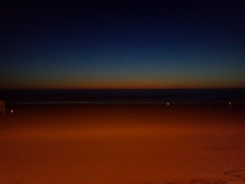 Beach at Twilight — Orange