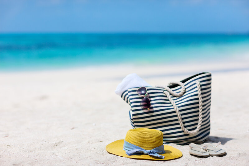 Beach Bag and Hat
