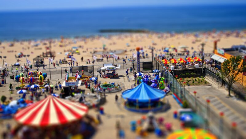 Beach Boardwalk Amusement