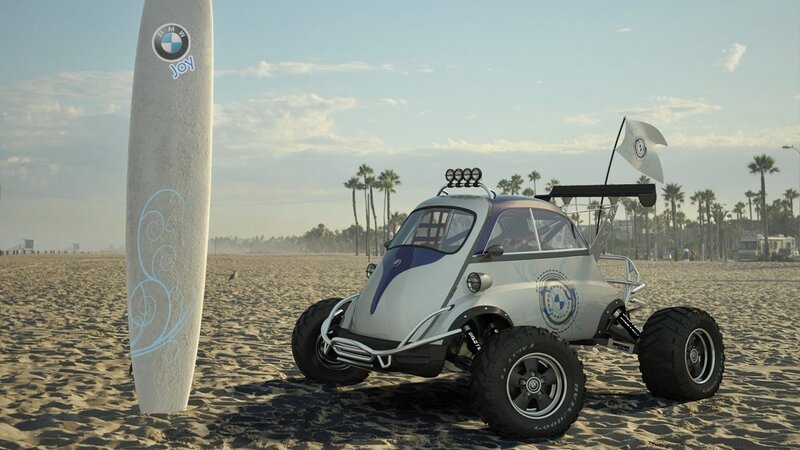 Beach Buggy on Sand