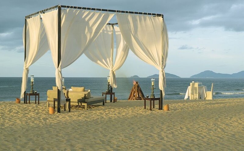Beach Cabana Setup