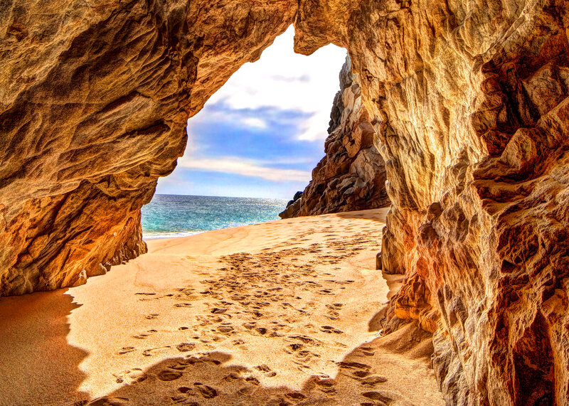 Beach Cave Entrance