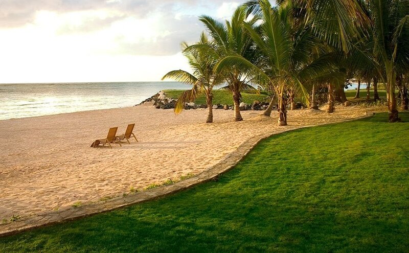 Beach Chairs on Sand — Green