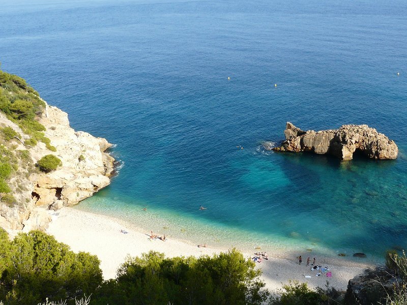 Beach Cove with Rock