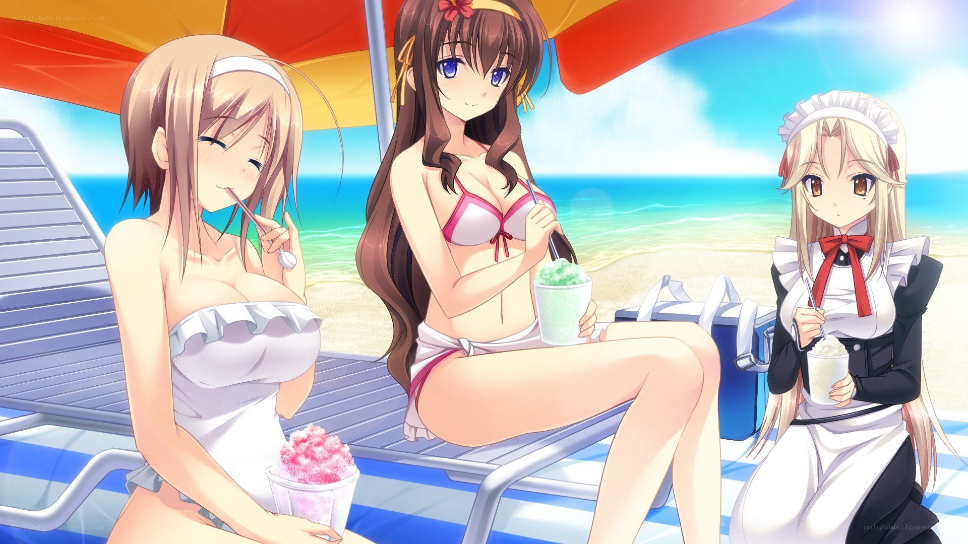 Beach day with friends