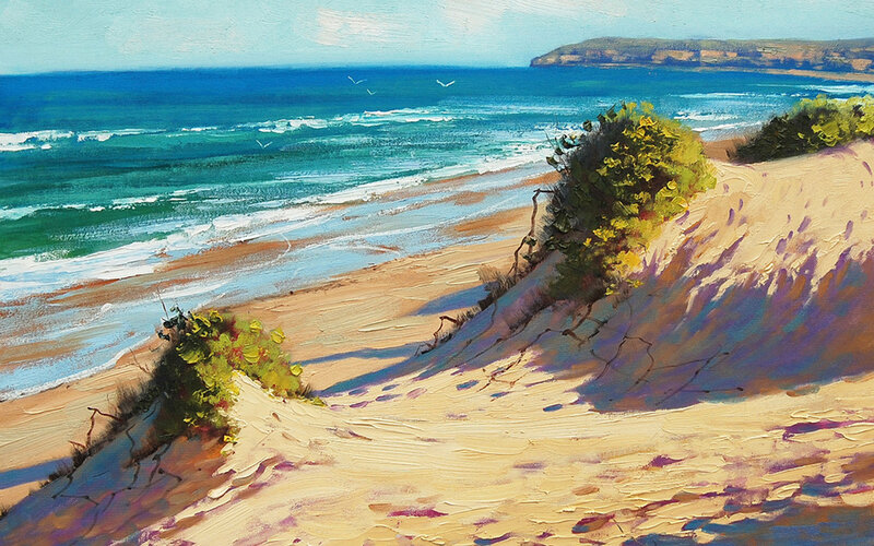 Beach Dunes with Ocean