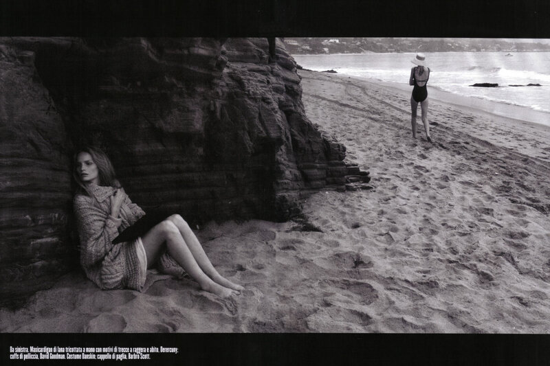 Beach fashion photoshoot