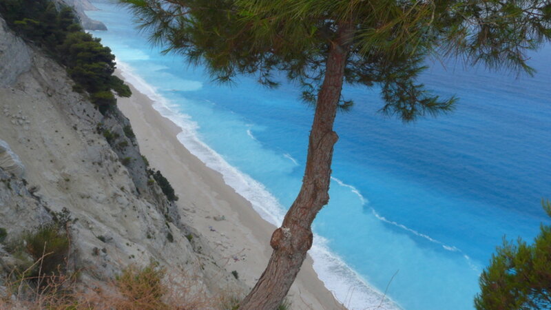 Beach from Cliff View