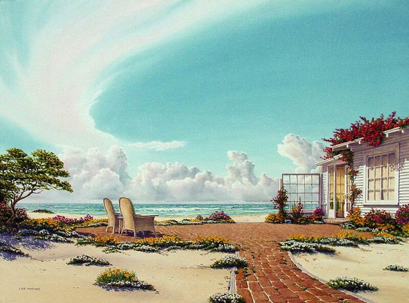 Beach House with Chairs