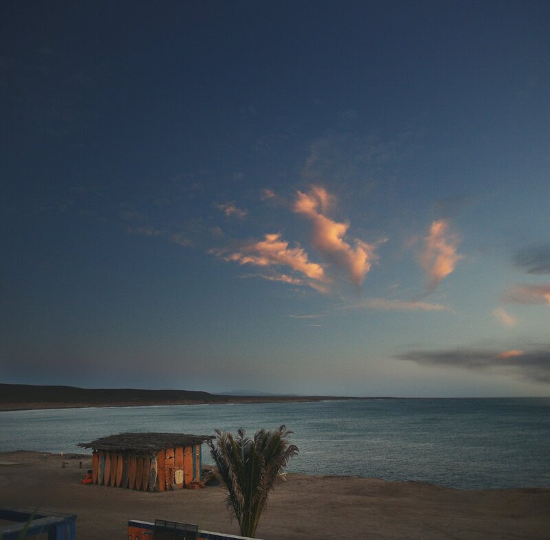 Beach Hut at Dusk