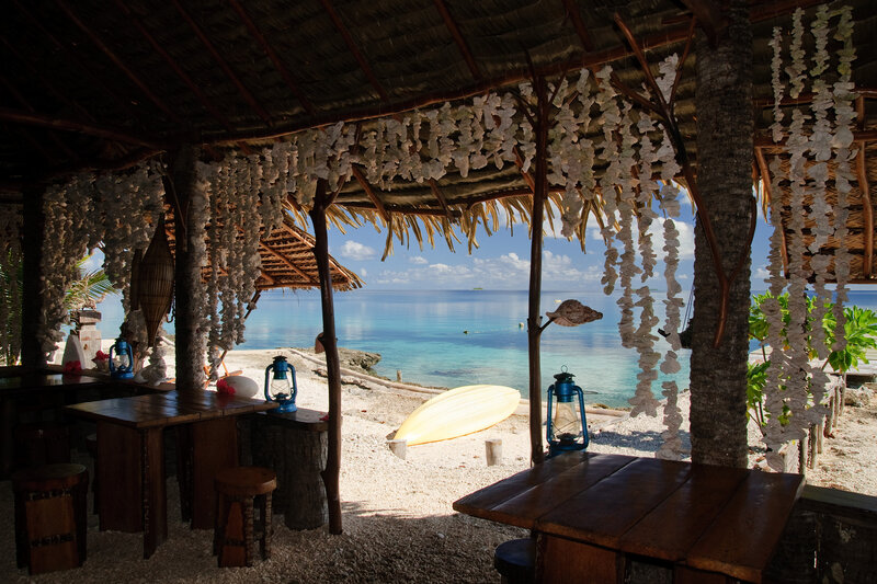 Beach Hut with Tables