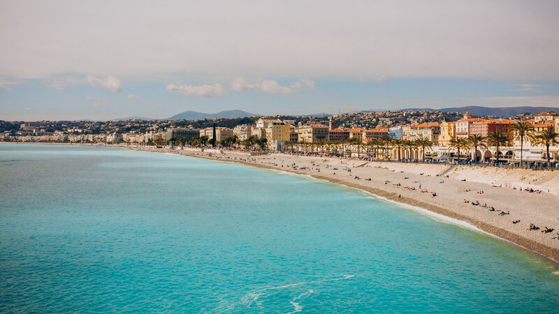 Beach in Nice France