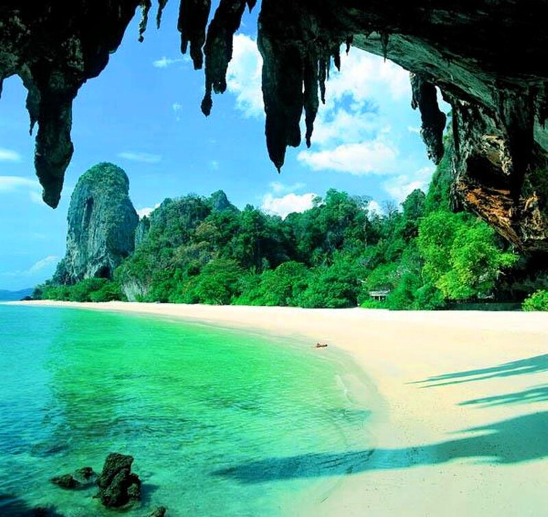 Beach Inside Cave