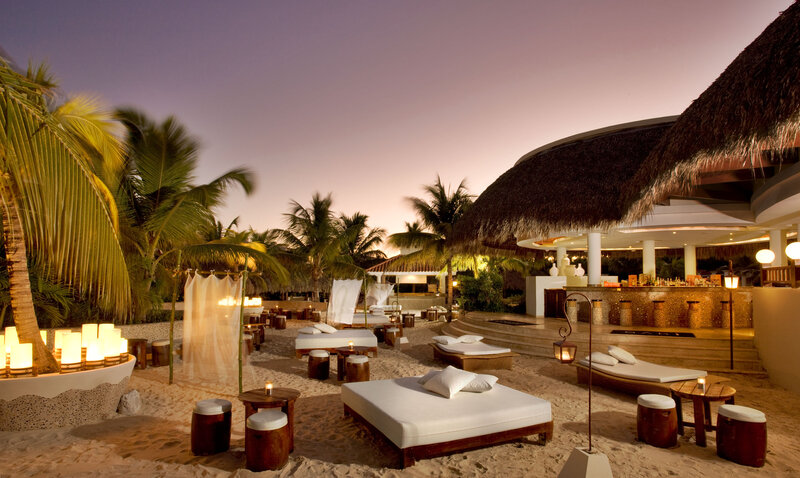 Beach Lounge at Dusk