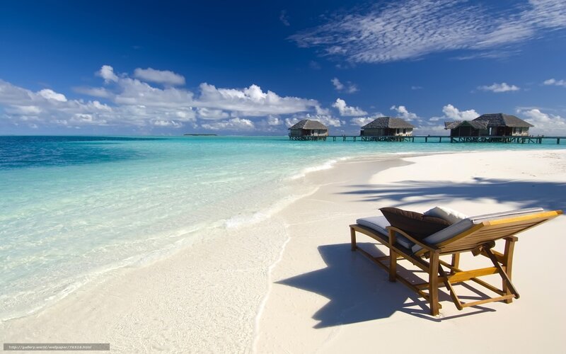 Beach Lounge Chair — Blue