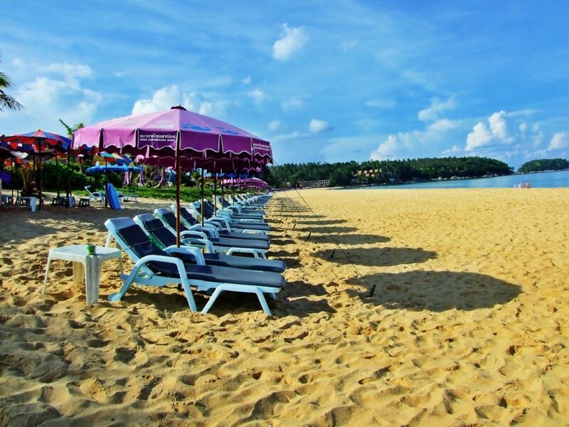 Beach Lounge Chairs — Yellow, Serene
