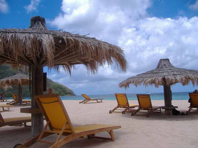 Beach Lounge Chairs — Yellow
