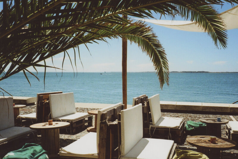 Beach Lounge Seating — Blue
