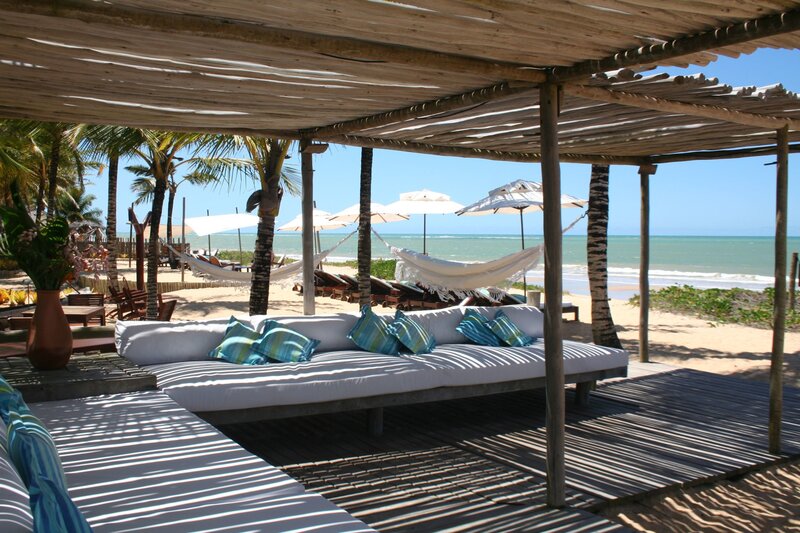 Beach Lounge with Hammocks