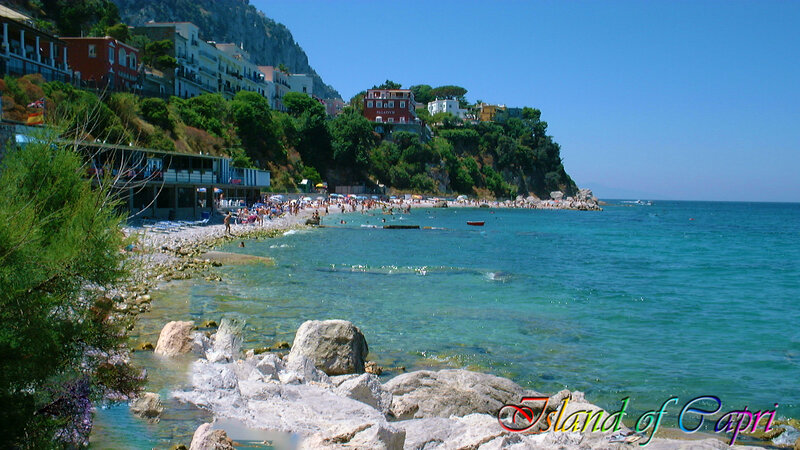 Beach on Capri Island