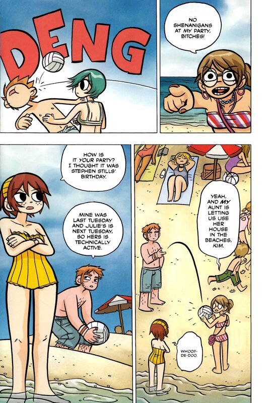 Beach Party Comic